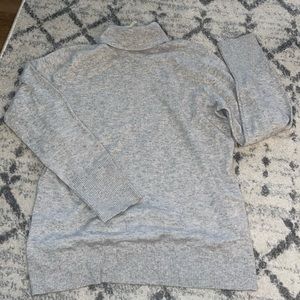 Nordstrom Light Grey Turtleneck Sweater